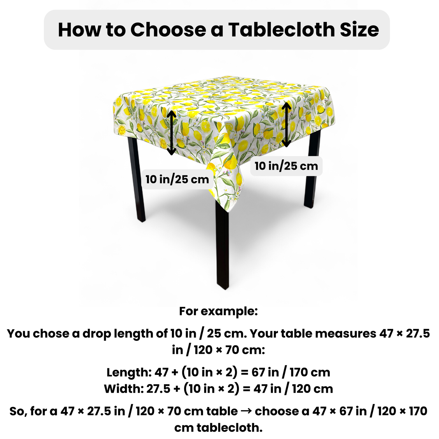 Teflon cotton tablecloth with pattern – Provence