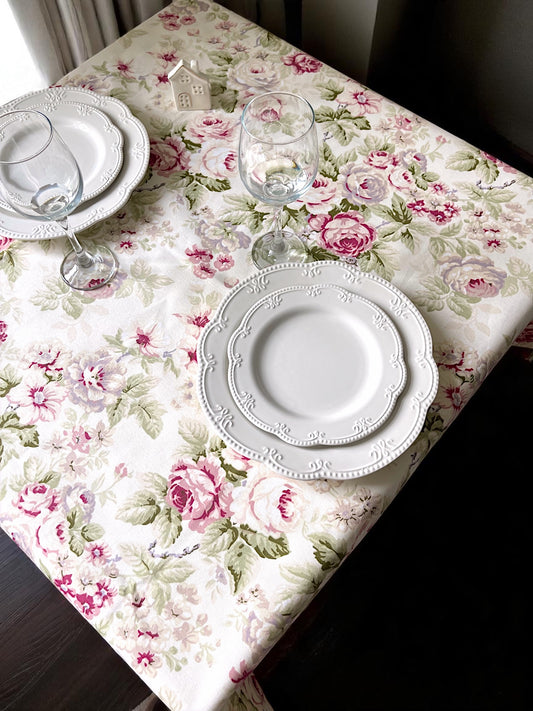Teflon cotton tablecloth with pattern – Provence