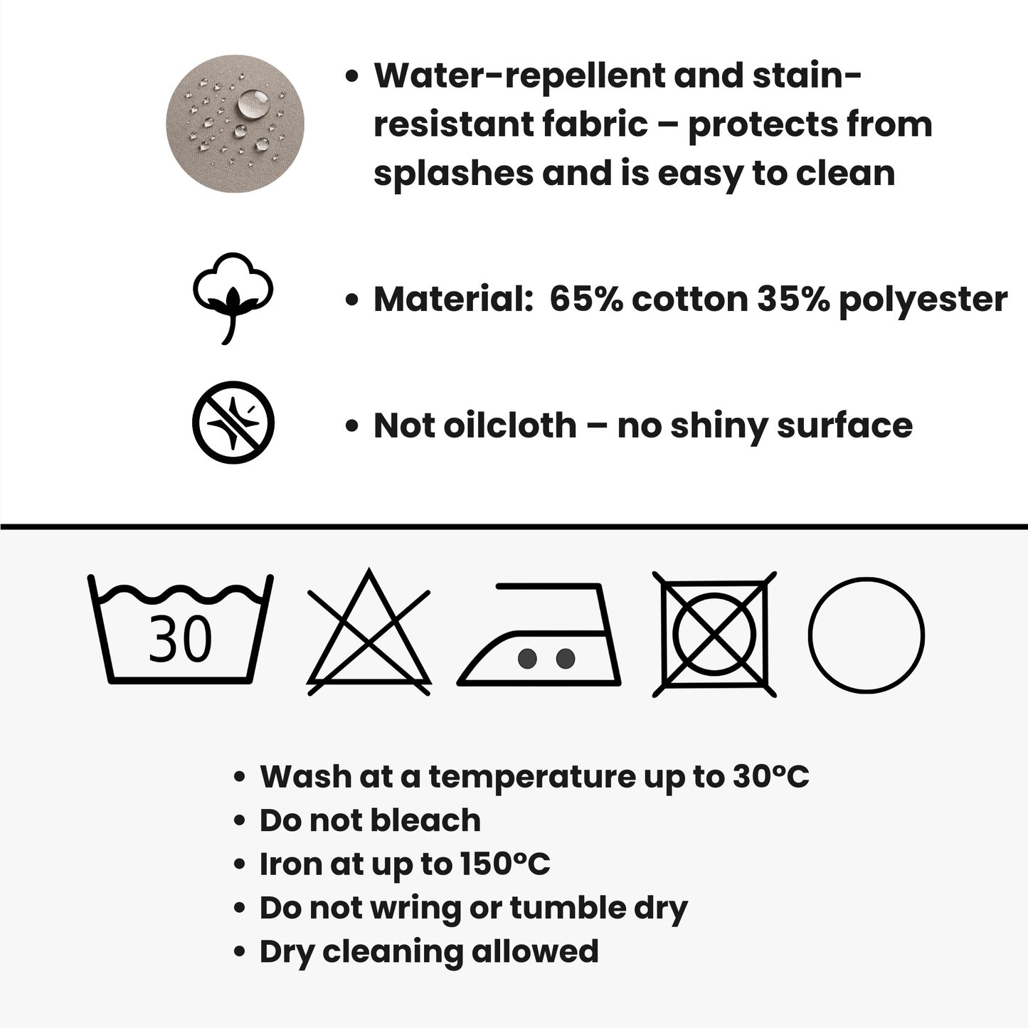 Teflon-Baumwolltischdecke mit Muster – Goldene Pfingstrosen