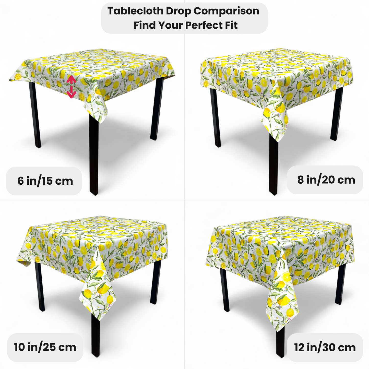 Teflon-Baumwolltischdecke mit Muster – Goldene Pfingstrosen