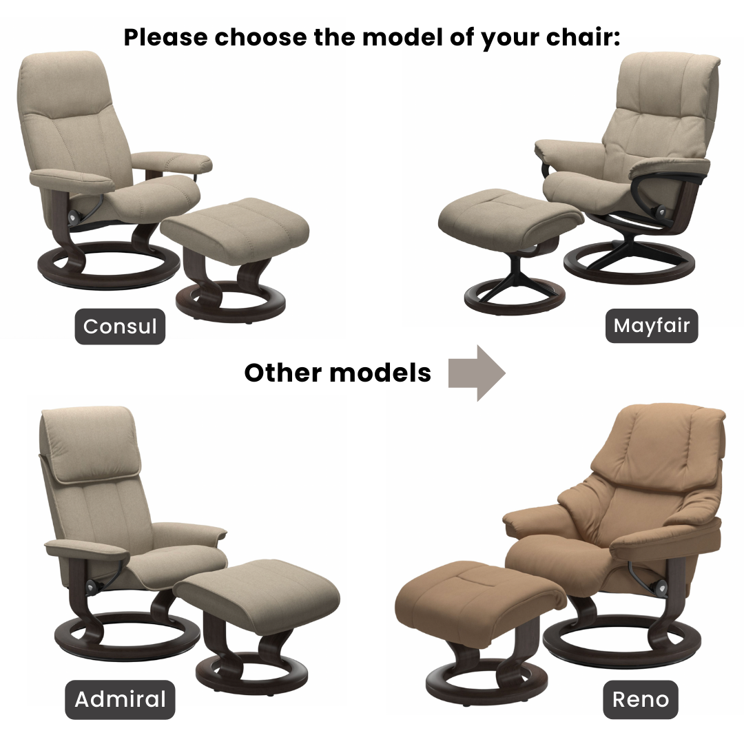 Custom Chair Cover – Stretch Spandex Slipcover for Desk, Office, Swivel or Stressless Armchairs, Recliner Protector
