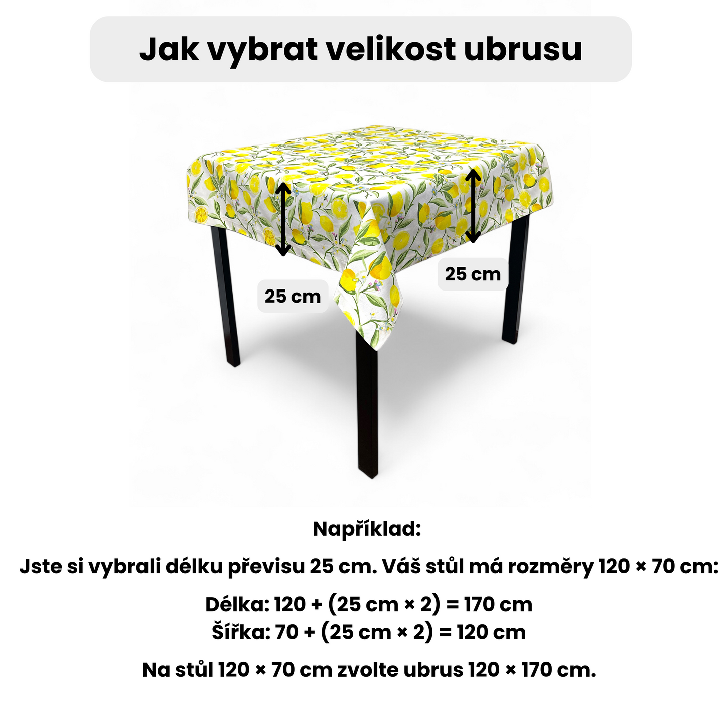 Teflon cotton tablecloth with floral pattern – Beige flowers